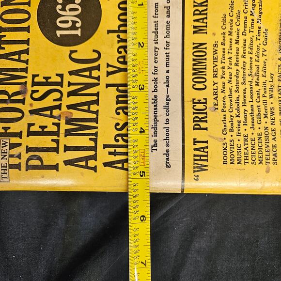 The New Information Please Almanac 1963 Atlas and Yearbook - Picture 8 of 8